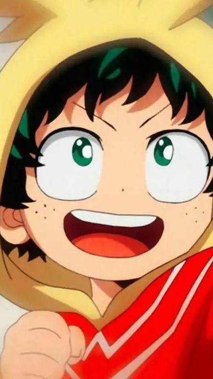 ai character: deku pequeño  background