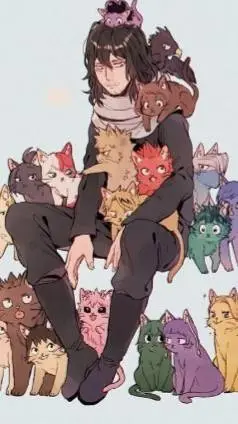 ai character: clase 1-A gatos 🐱  background
