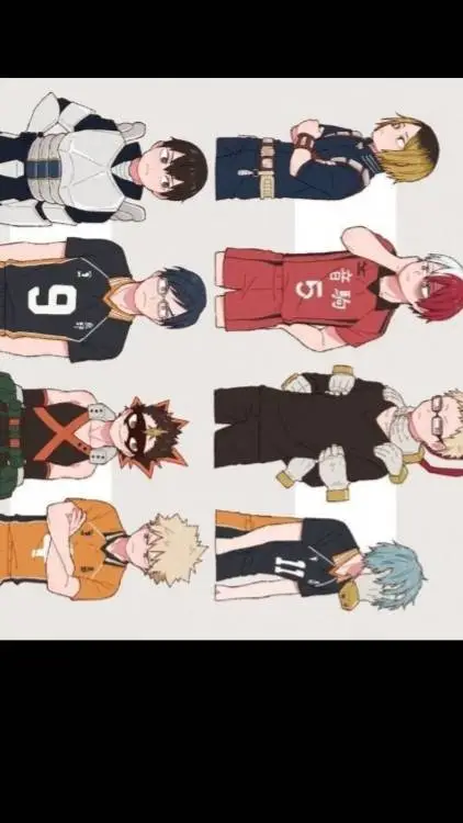 ai character: VOLEY×MHA background