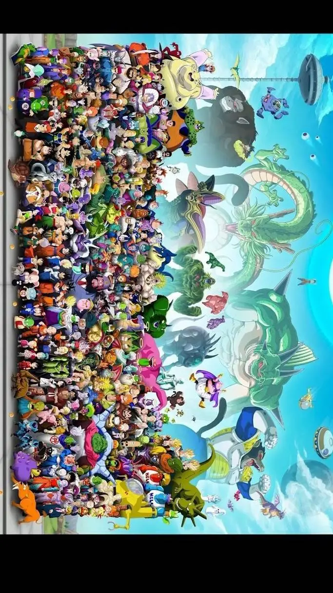 ai character: dragón ball background