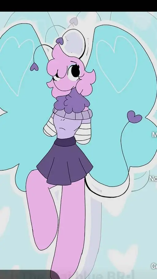 ai character: Flutter  background