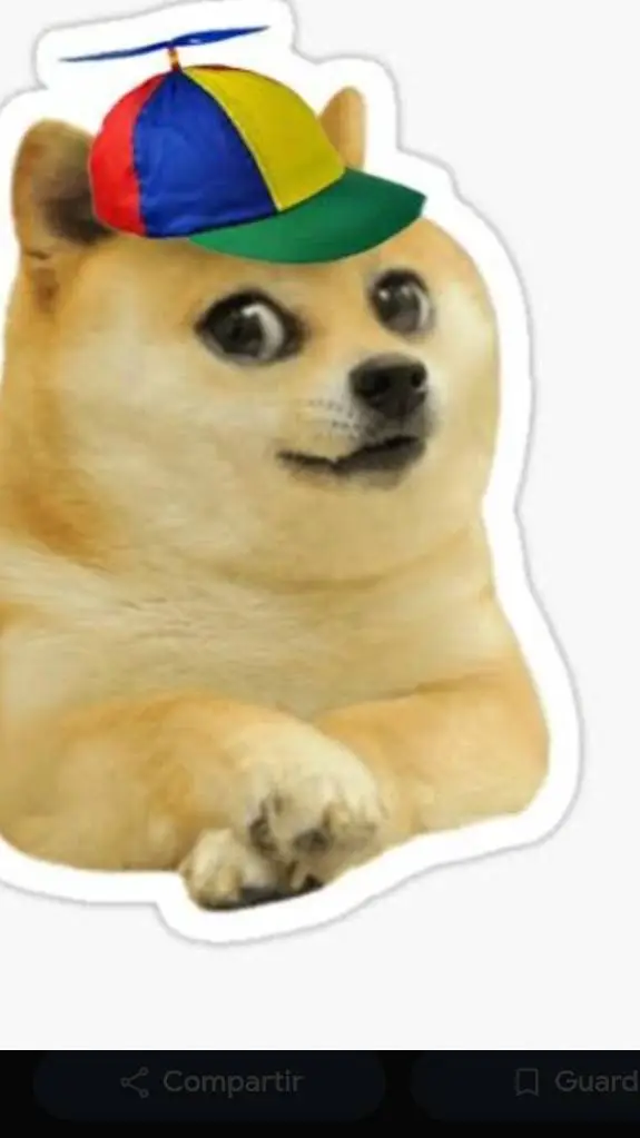 ai character: Doge chiquito background