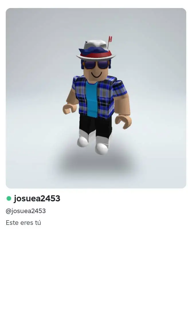 ai character: perfil de roblox  background