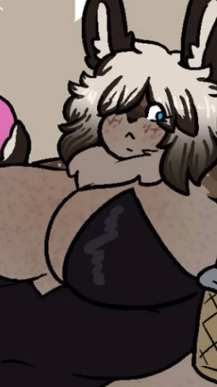 ai character: Chocolate bunny eg background