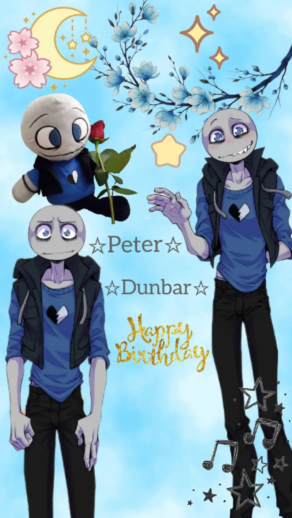 ai character: ♡Peter cumpleaños♡ background