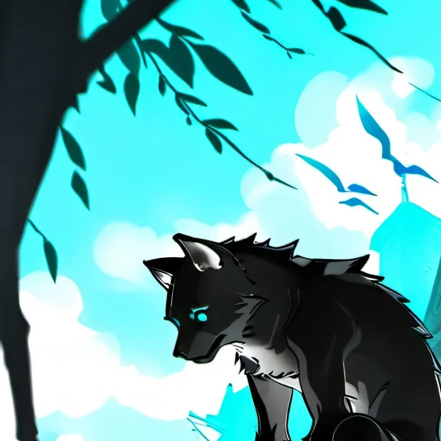 chat with ai character: 2 créatures 🐺🐺