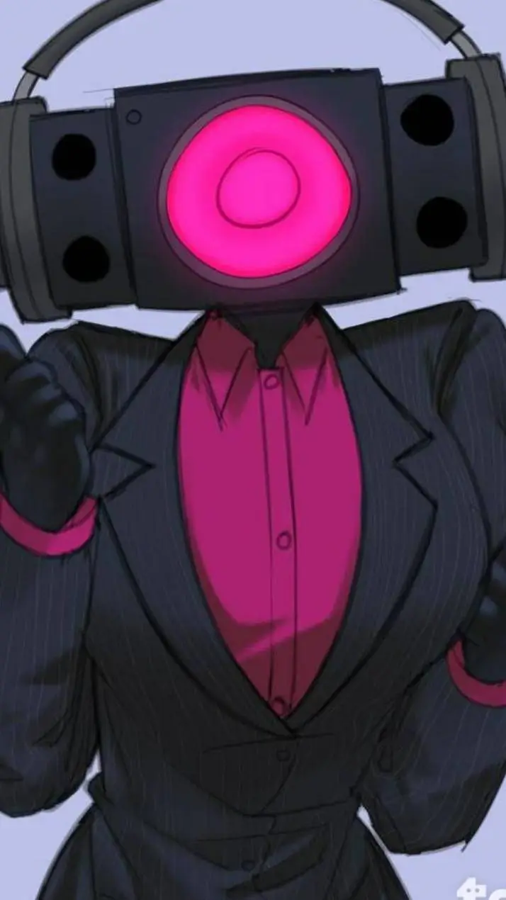 ai character: Speaker woman  background
