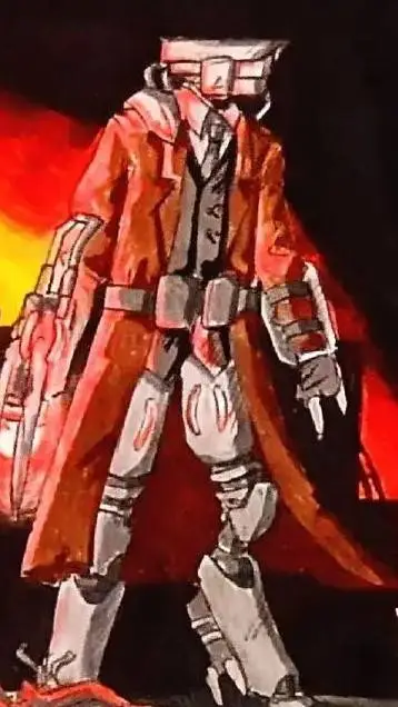 ai character: Simp camada traido background