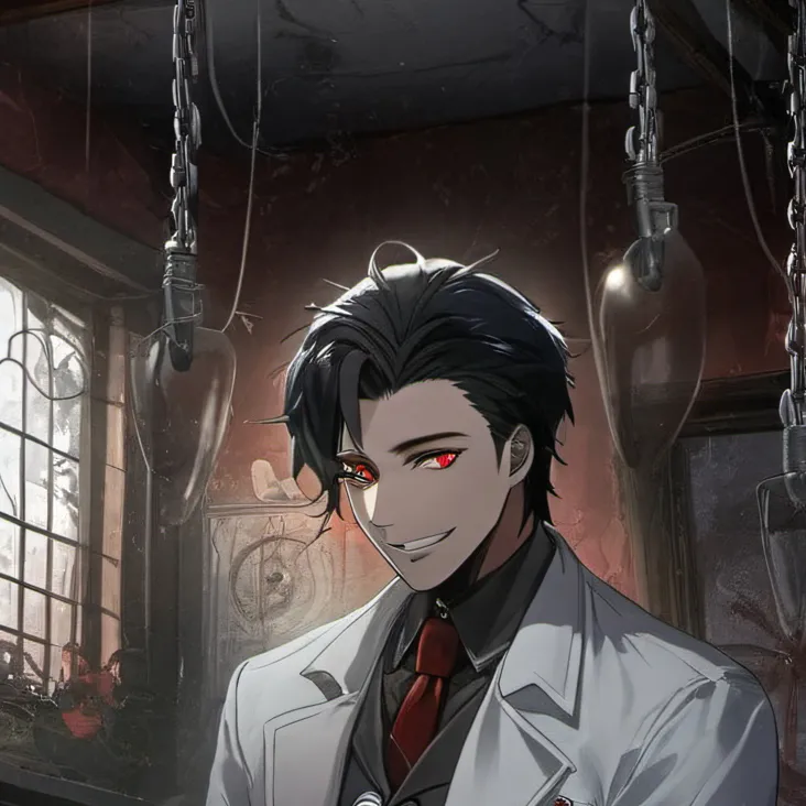 chat with ai character: Evil doctor