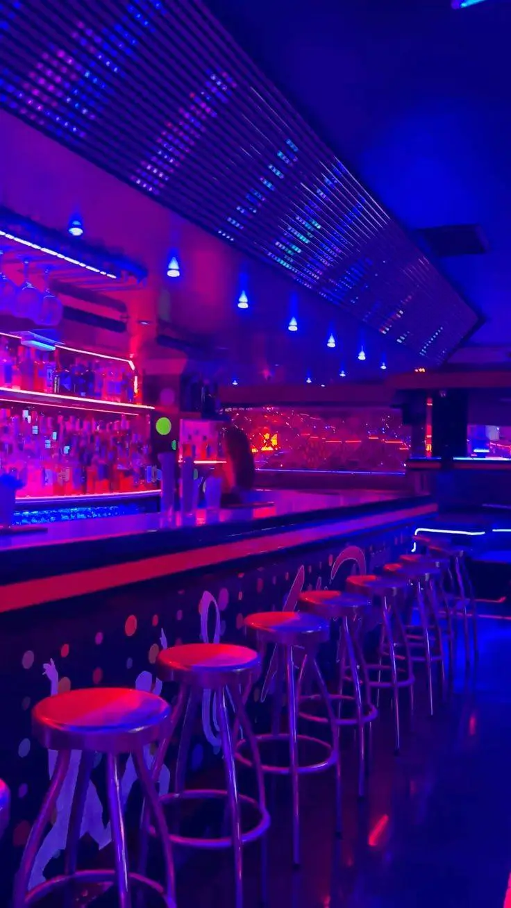 ai character: Bar background