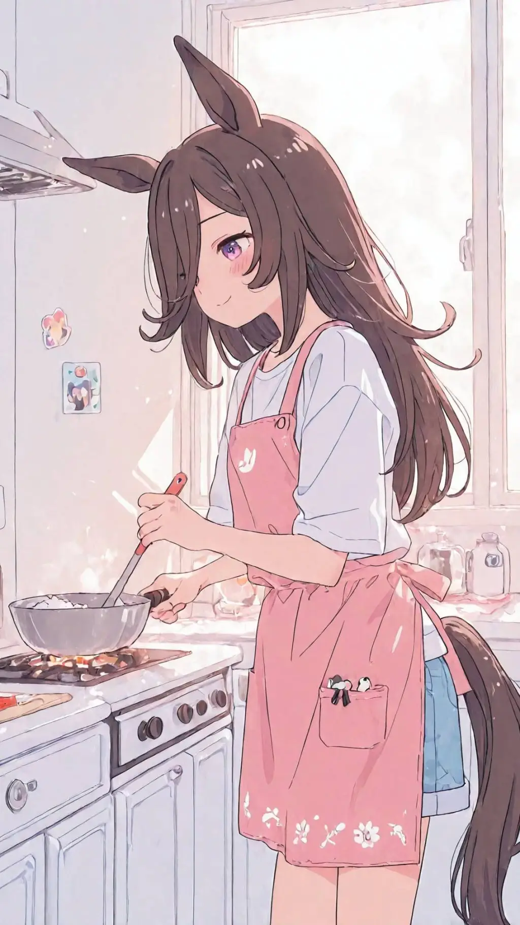 ai character: Rice Shower background