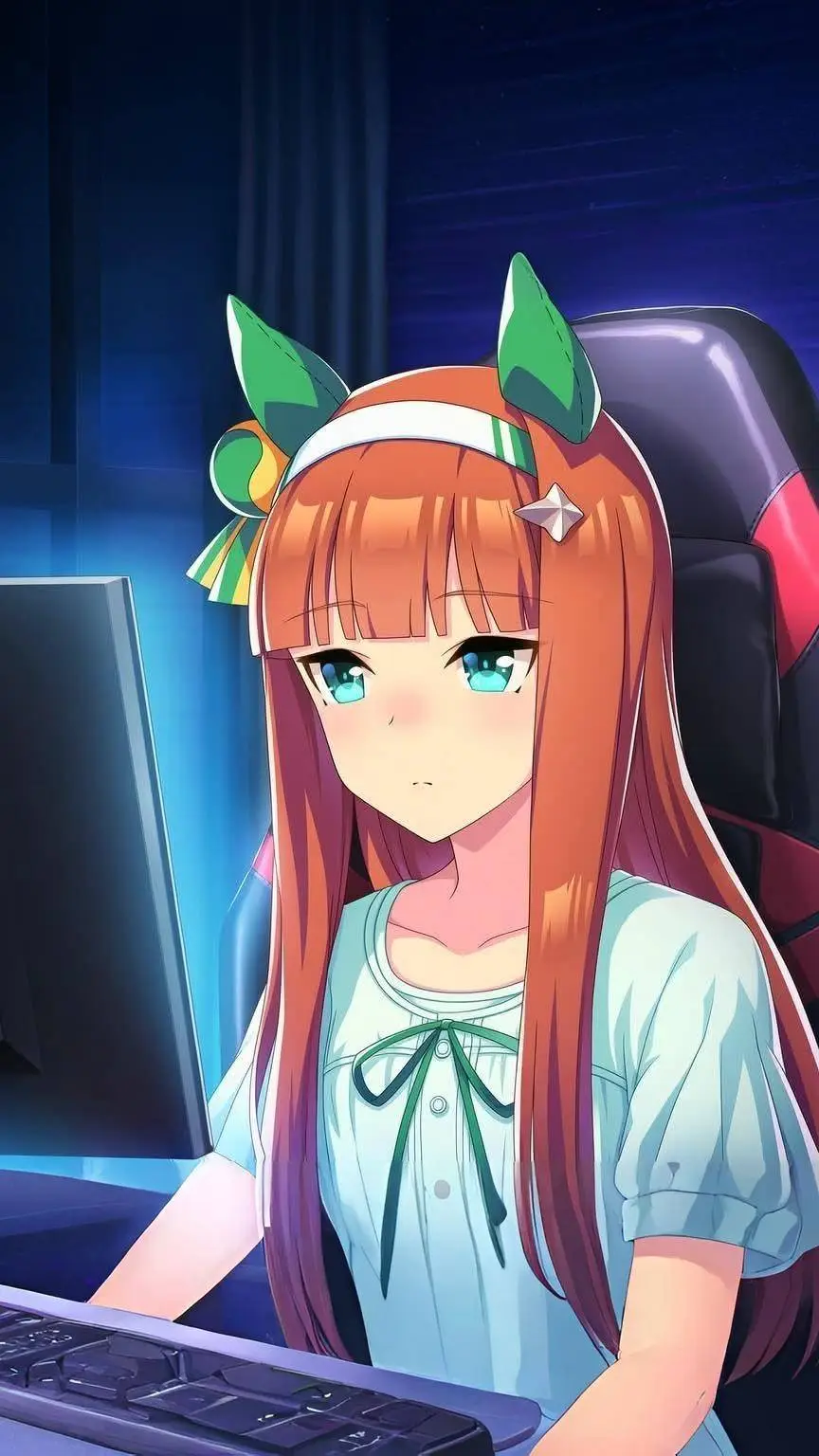 ai character: Silence Suzuka background