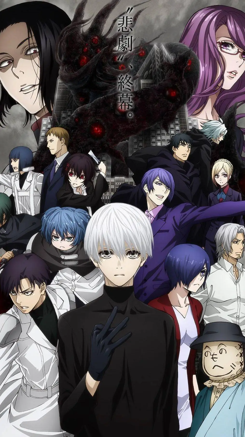 ai character: tokyo ghoul (4) background