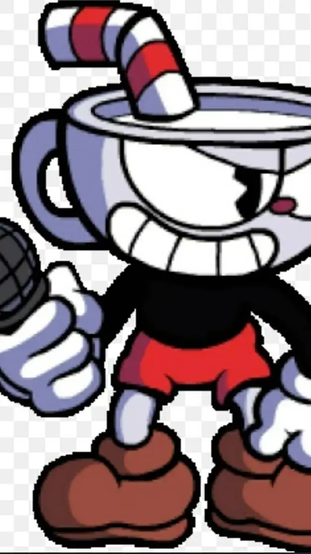 ai character: Cuphead background