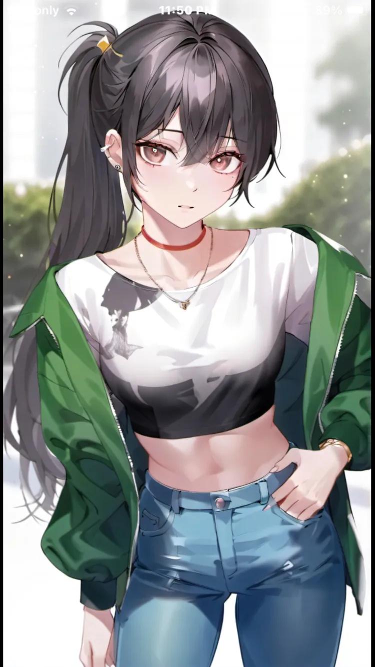 ai character: Friend Ashley background