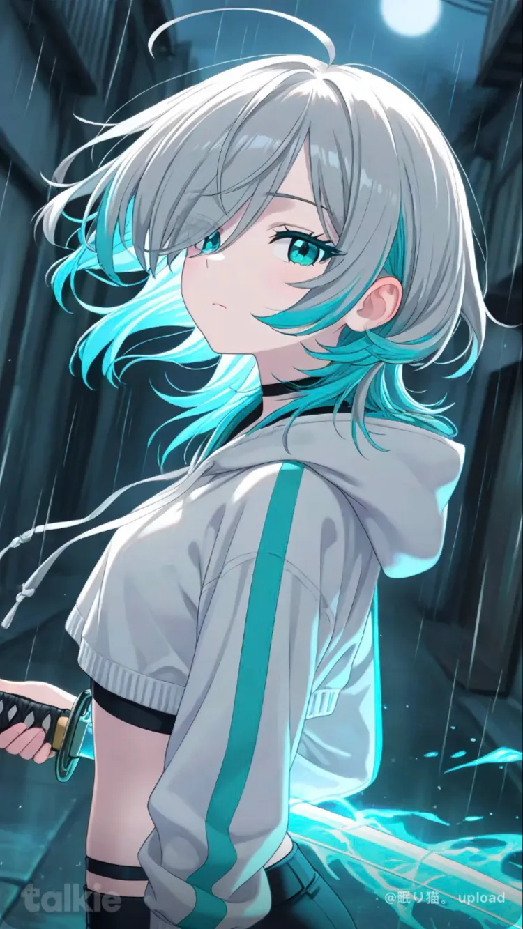 ai character: Hunter Crystal background