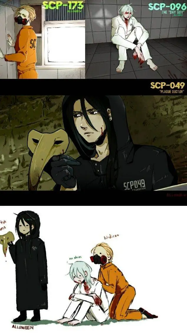 ai character: SCP096 SCP049 SCP1 background