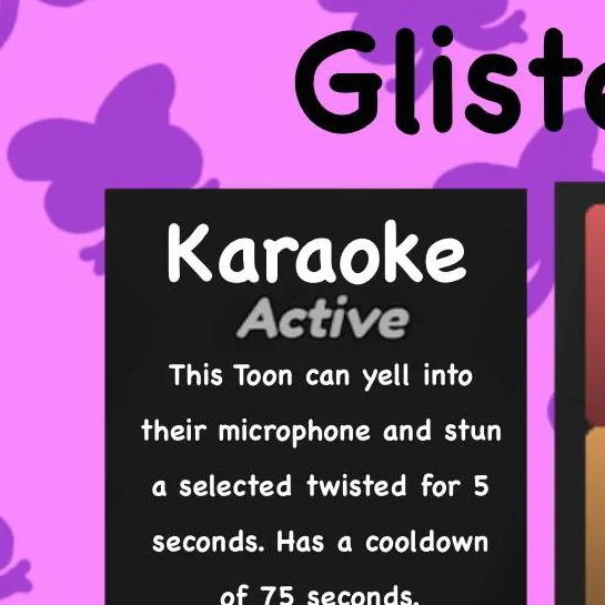 chat with ai character: glisten 