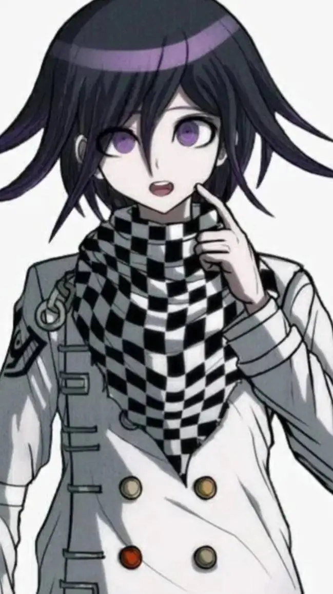 ai character: Kokichi oma background