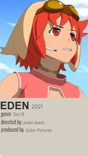 ai character: Sara  (eden) background