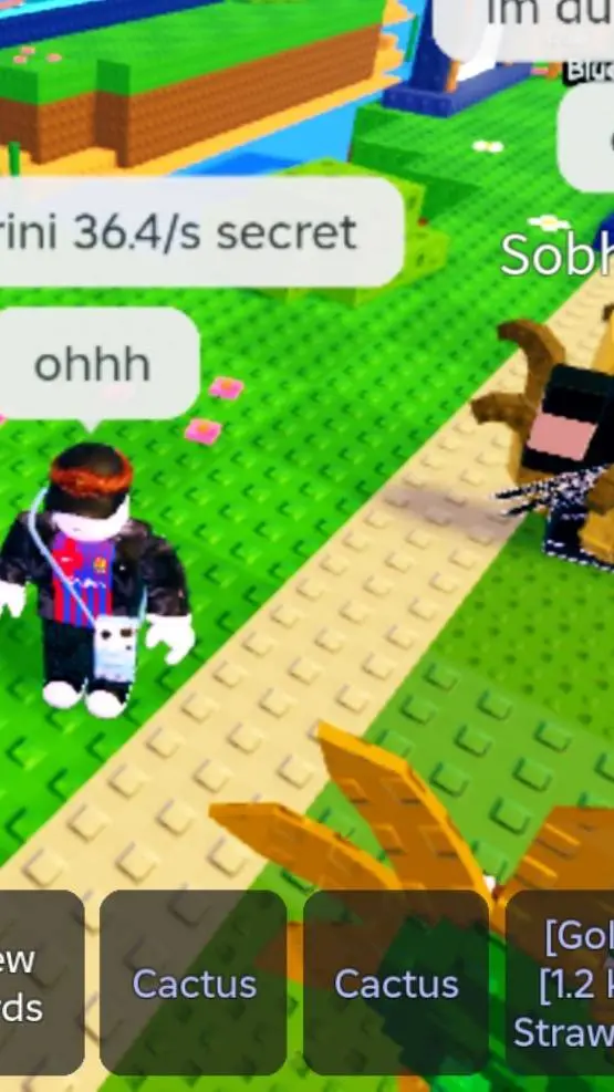 ai character: Plante Vs brainrot background