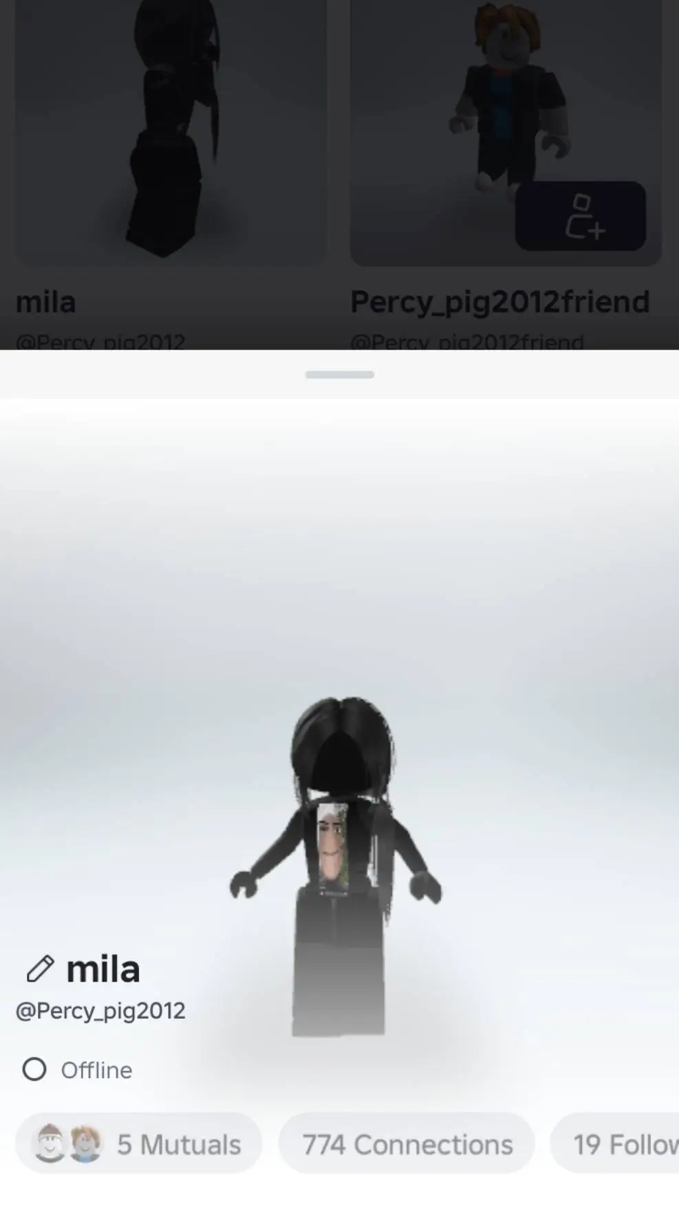 ai character: Mila (2012) background