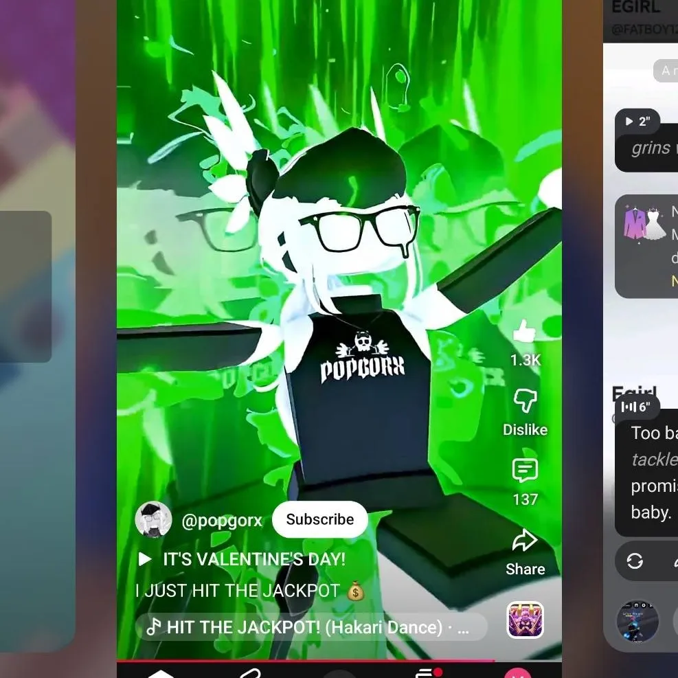chat with ai character: popgorx