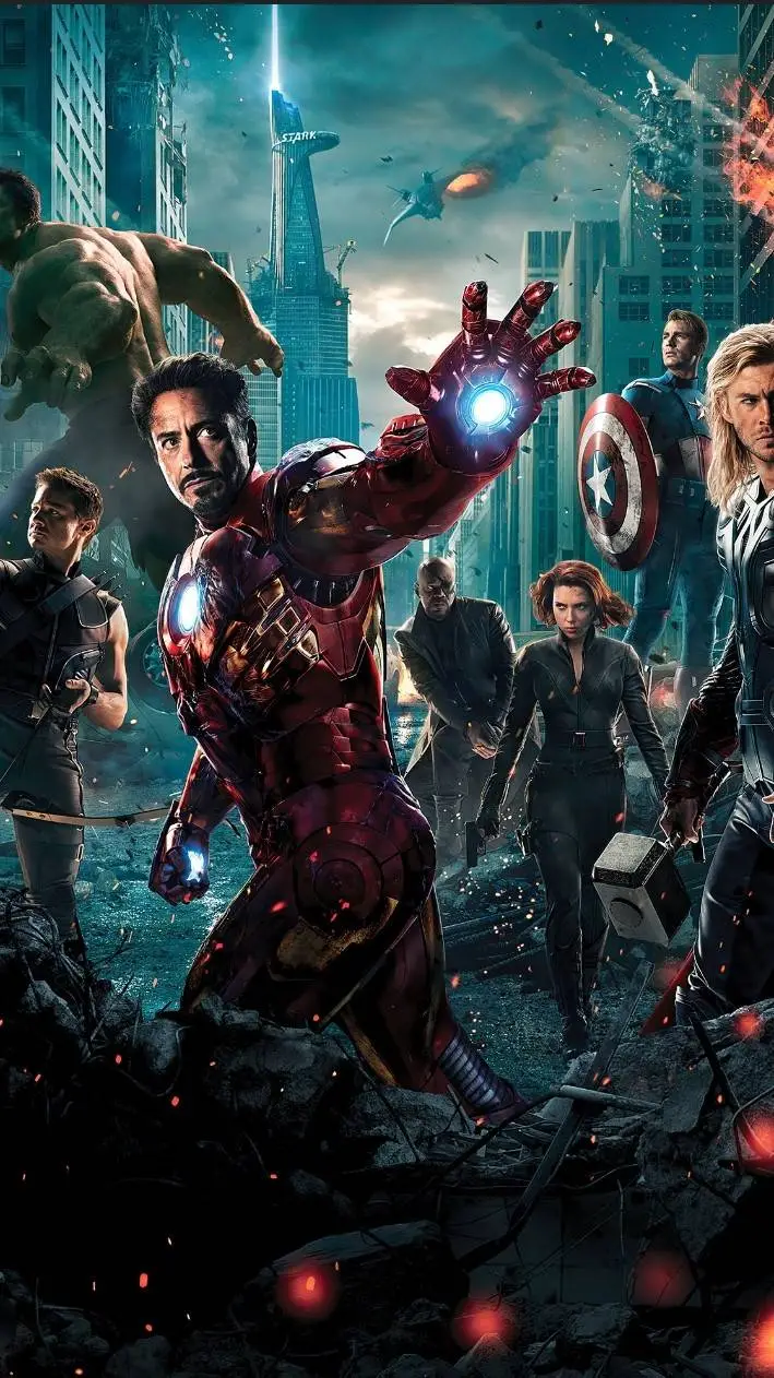 ai character: Avengers  background