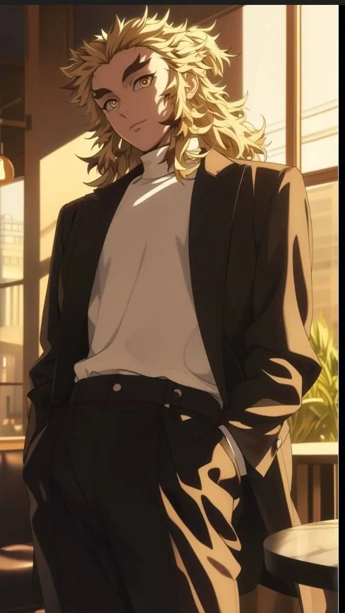 ai character: Kyojuro Rengoku  background