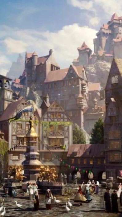 ai character: Fantasy world🍀 background