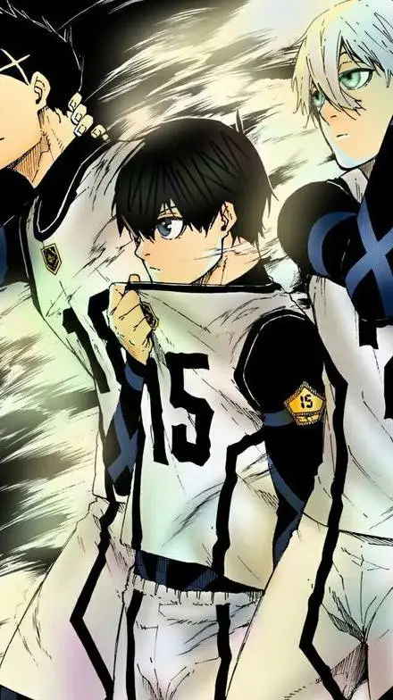 ai character: trio de blue lock background