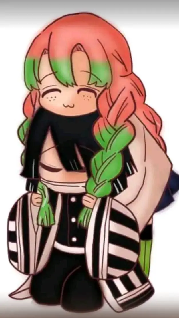 ai character: Obamitsu 🎀🖤 background