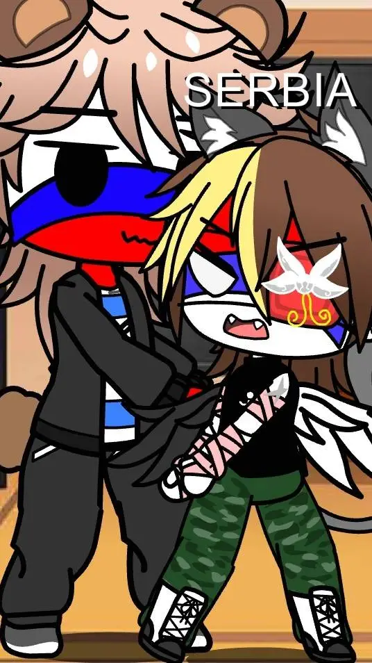 ai character: Russia and Serbia  background
