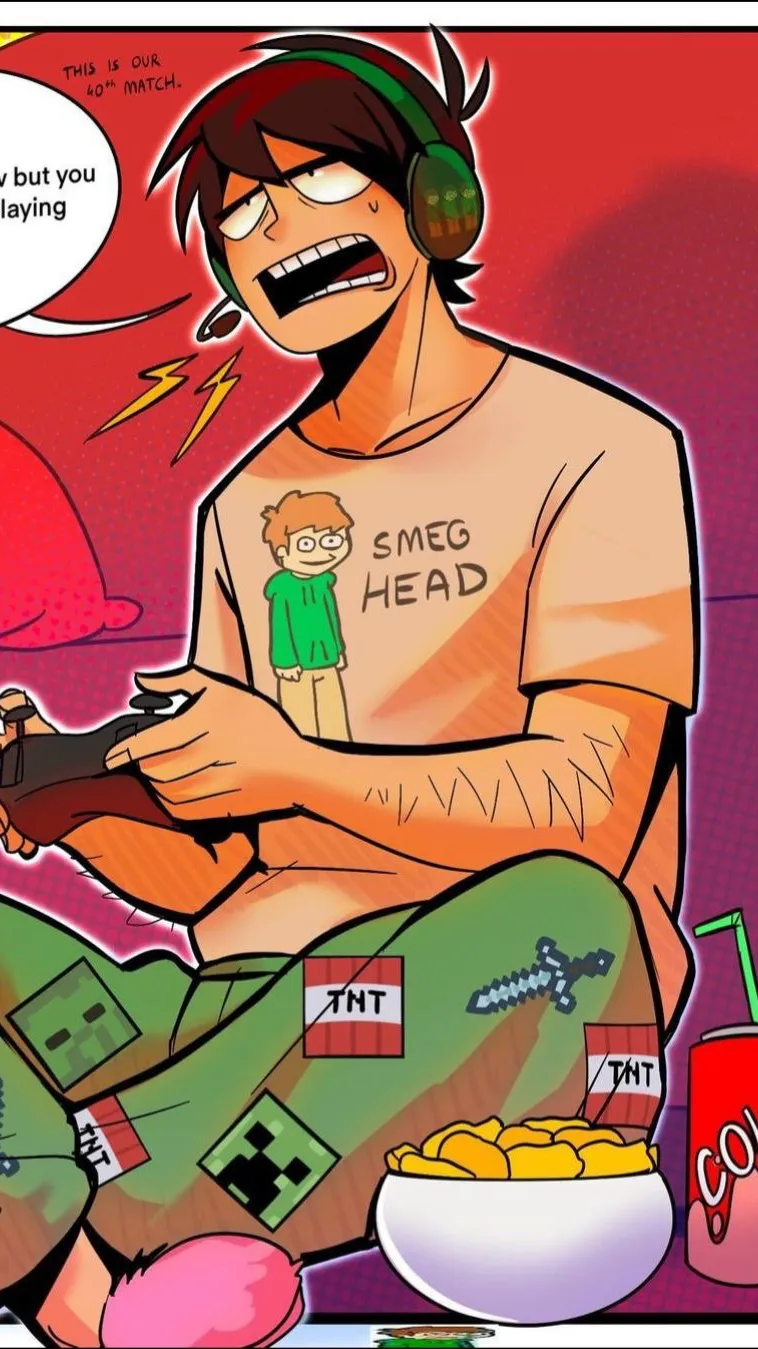 ai character: Edd chud roommate  background