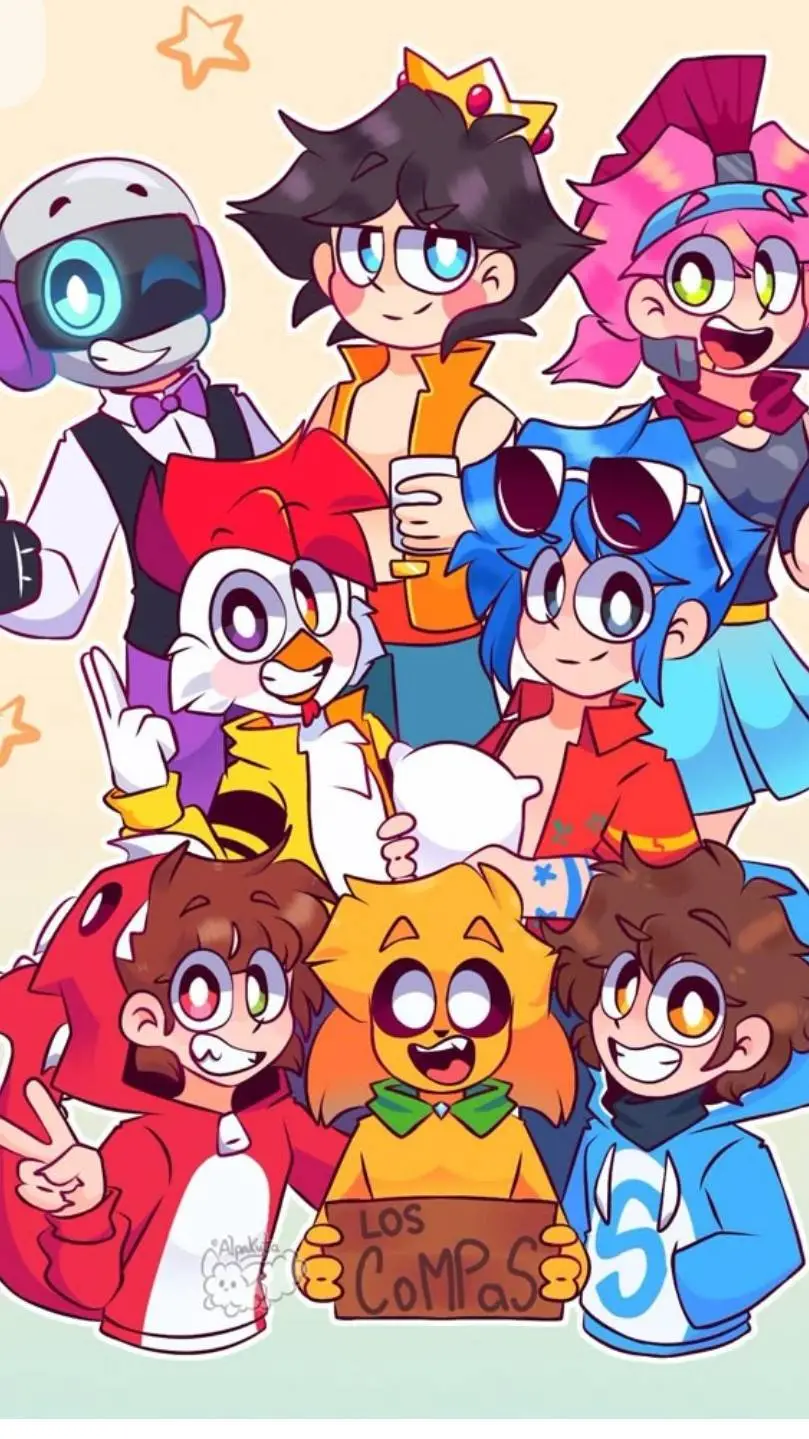 ai character: Los compas  background