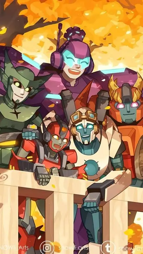 ai character: 🍃Transformers 🌍 background