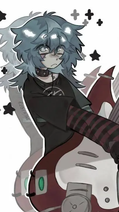 ai character: Sally face ☆..  background