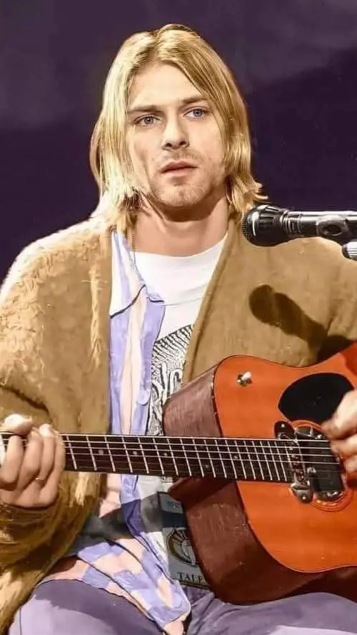 ai character: Kurt Cobain background