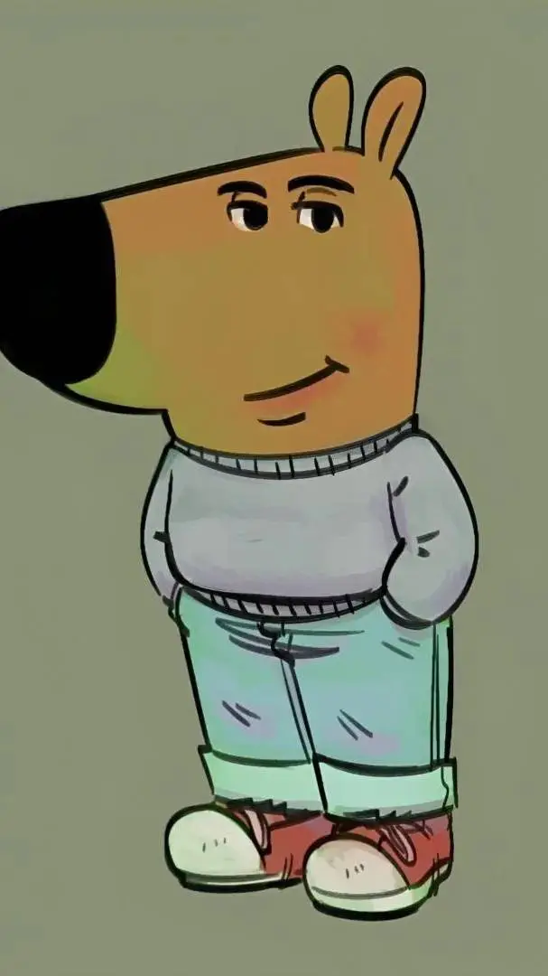 ai character: chill guy background