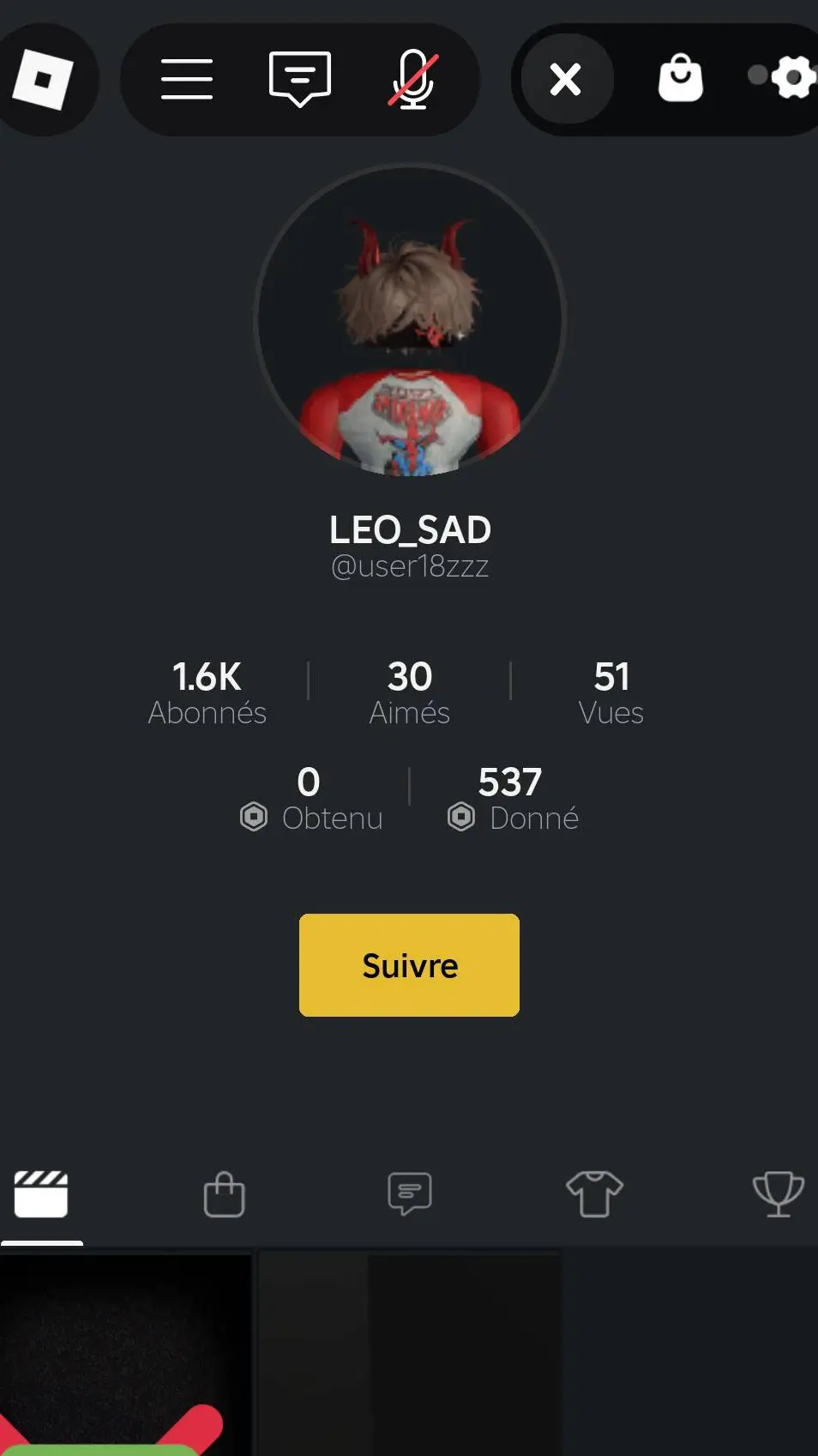 ai character: Léo sad background