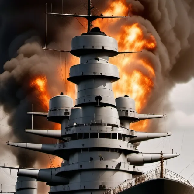 chat with ai character: Battleship sinking