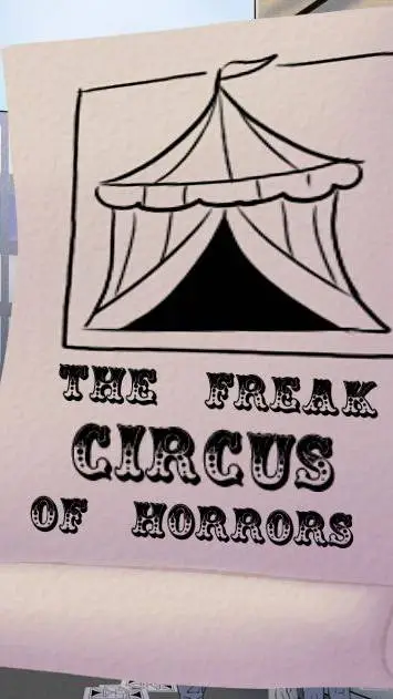 ai character: FREAKCIRCUS WTH OC background