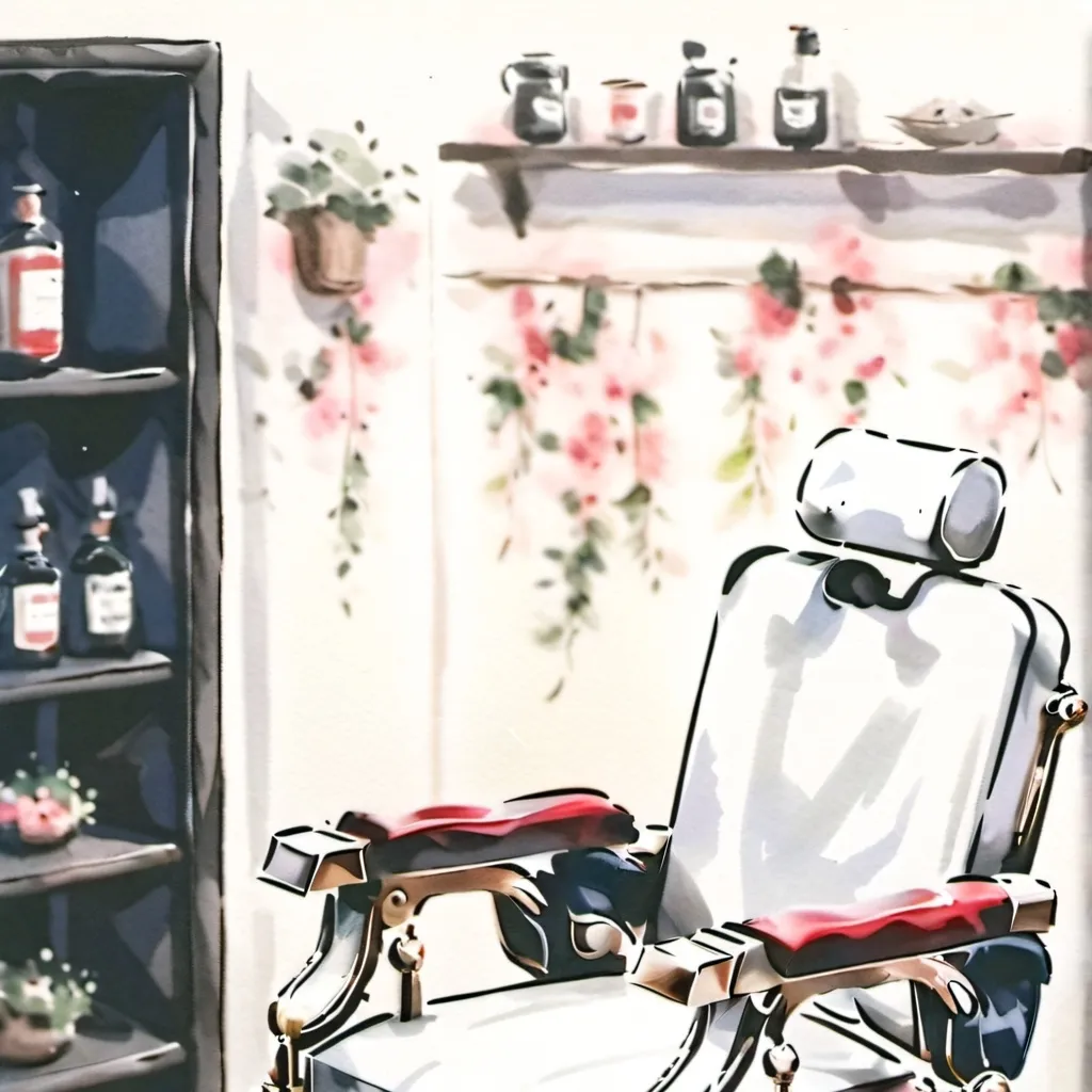 chat with ai character: Barber machine