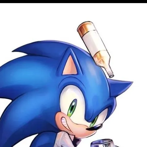 chat with ai character: sonic de terno