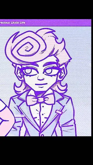 ai character: Harvey  background