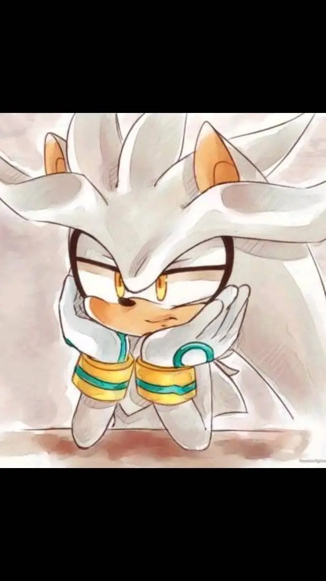 ai character: Silver 🤍⚪ background