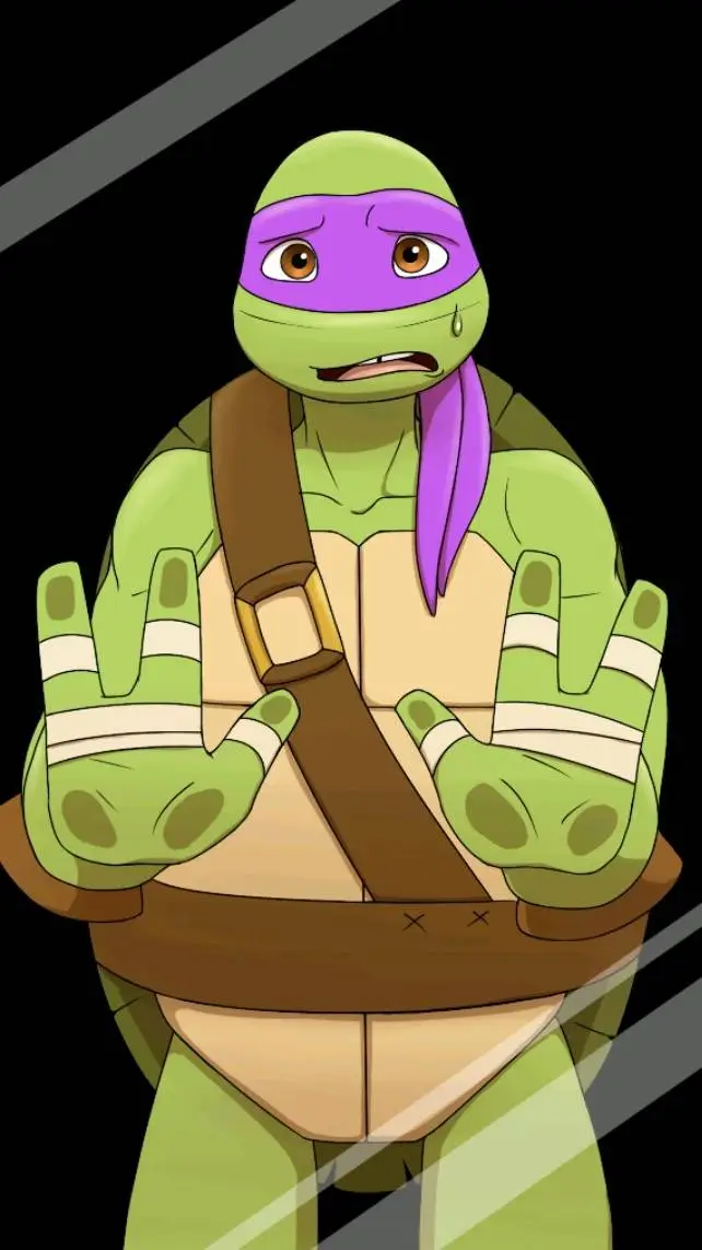 ai character: donnie 💜🐢🍕🤓 background