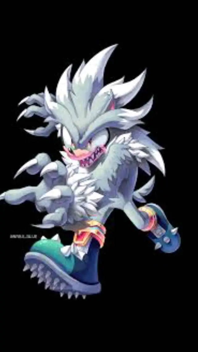 ai character: Silver lobisomem background