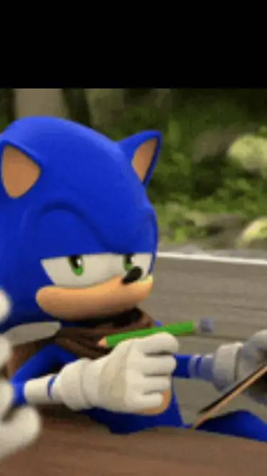 ai character: Sonic 😁 background