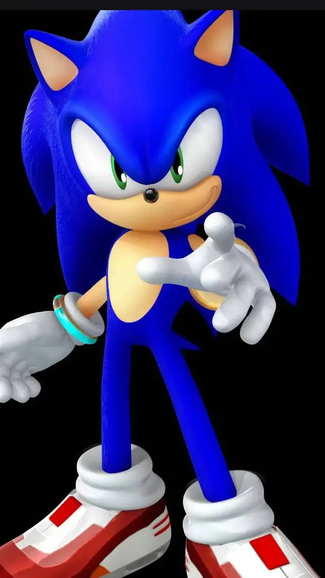 ai character: sonic  background